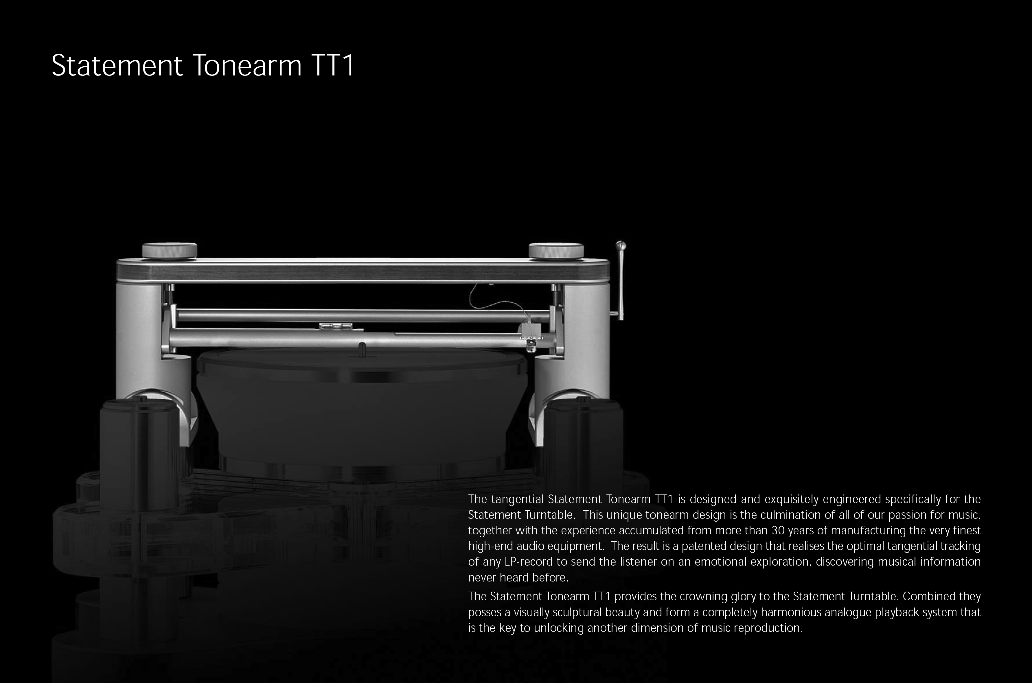STATEMENT TONEARM