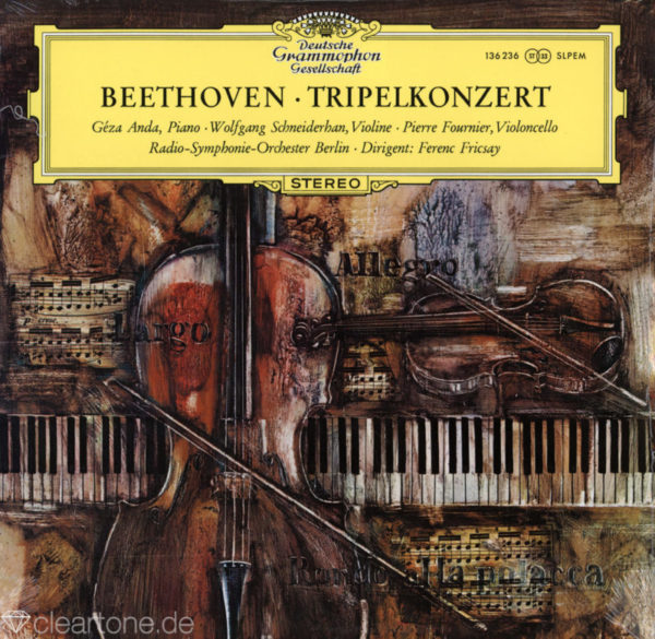 BEETHOVEN TRIPELKONZERT Geza Anda Wolfgang Schneiderhan Pierre Founier Ferenc Fricsay